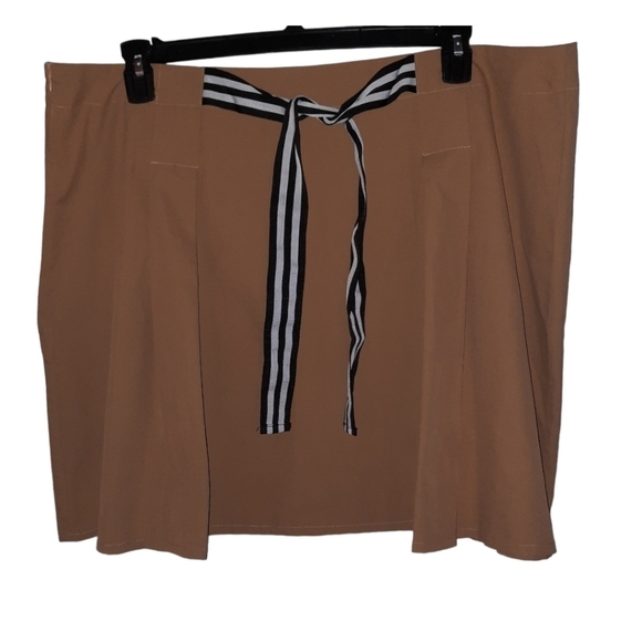 Shein Curve Brown Skirt Size 4XL - Picture 1 of 6